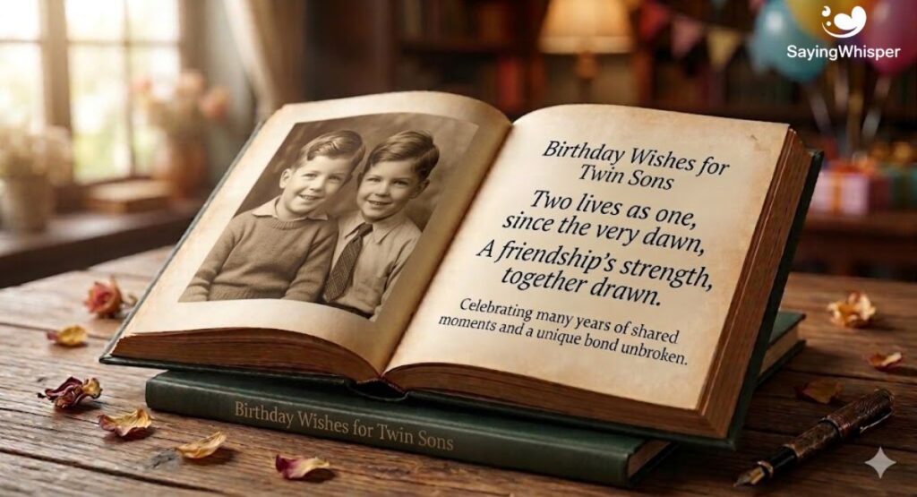 Birthday Wishes for Twin Sons