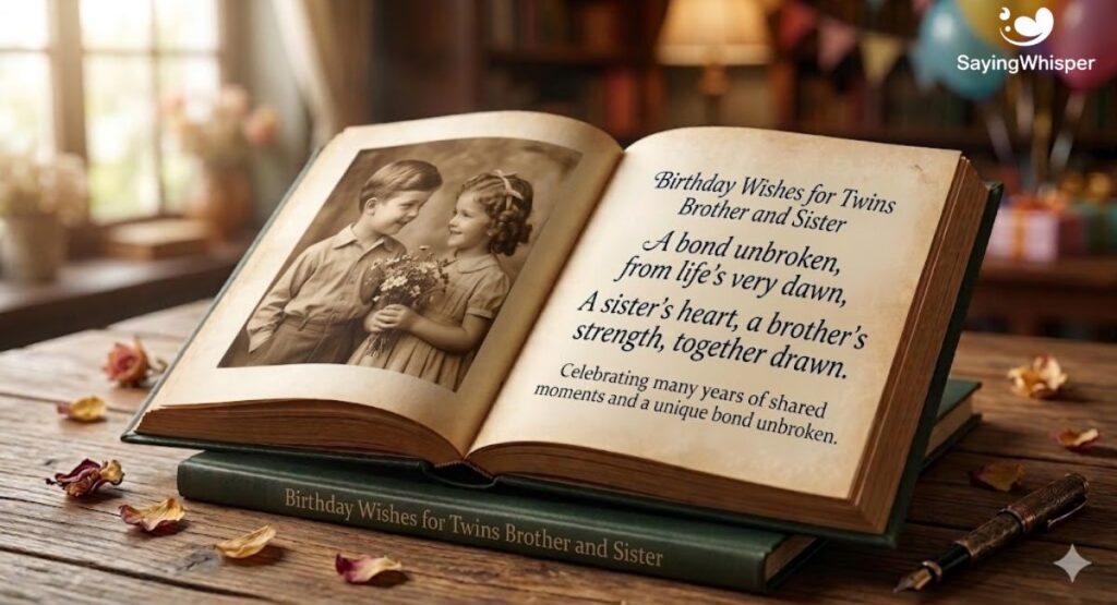 Birthday Wishes for Twins Brother and Sister