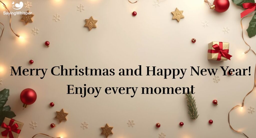 Combined Christmas and New Year Messages