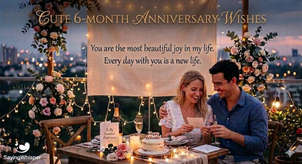 Cute 6-Month Anniversary Wishes