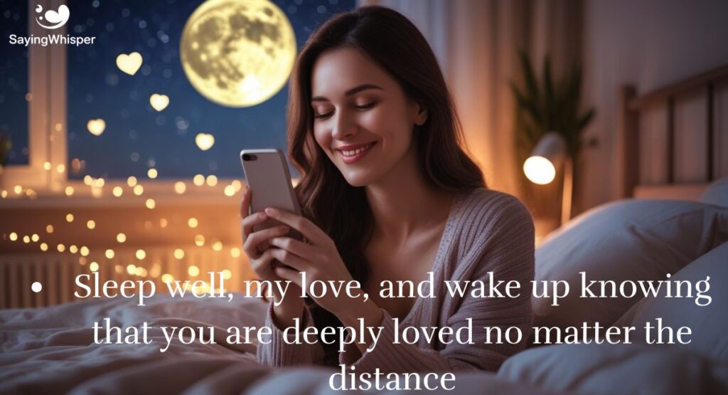 DEEP GOOD NIGHT WISHES THAT REMIND HIM HE IS LOVED