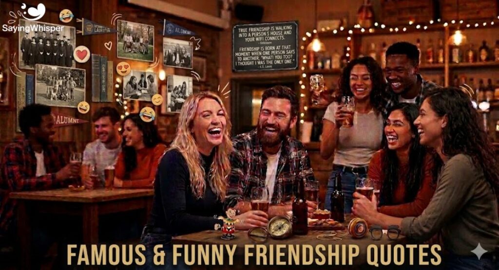 Famous and funny friendship quotes