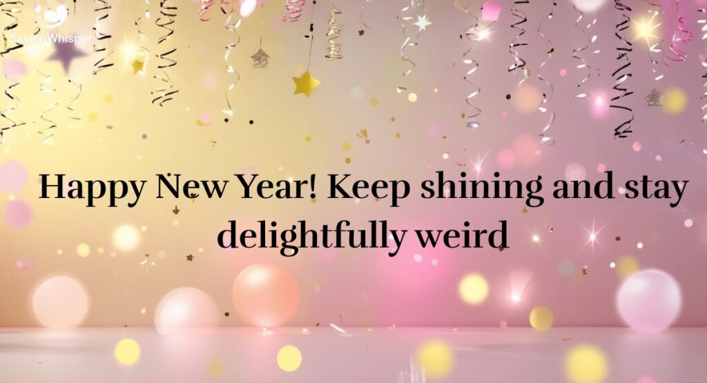 Fun and Quirky Short New Year Messages