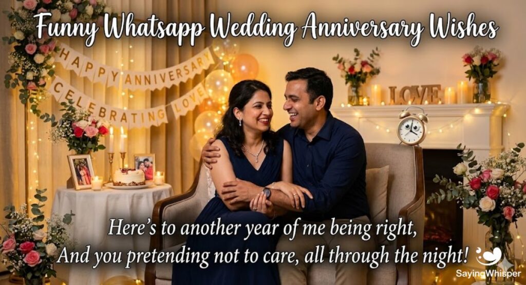 Funny Whatsapp Wedding Anniversary Wishes