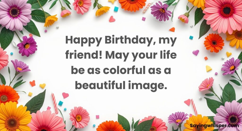 Happy Birthday Wishes for Friend Images