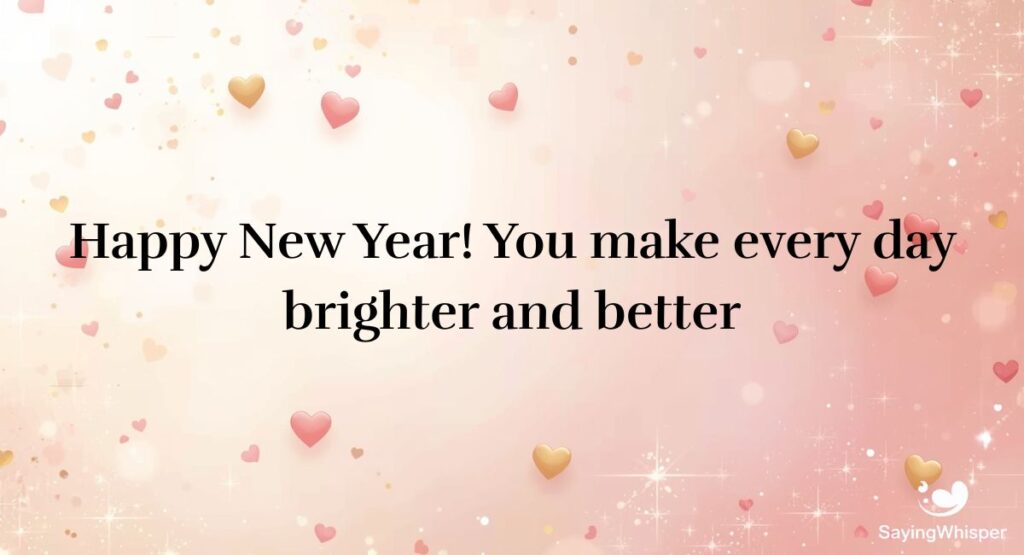 Happy New Year Wishes in English for a Special Someone