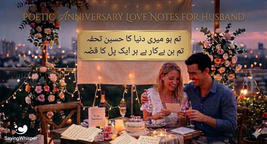 Poetic Anniversary Love Notes for Husband