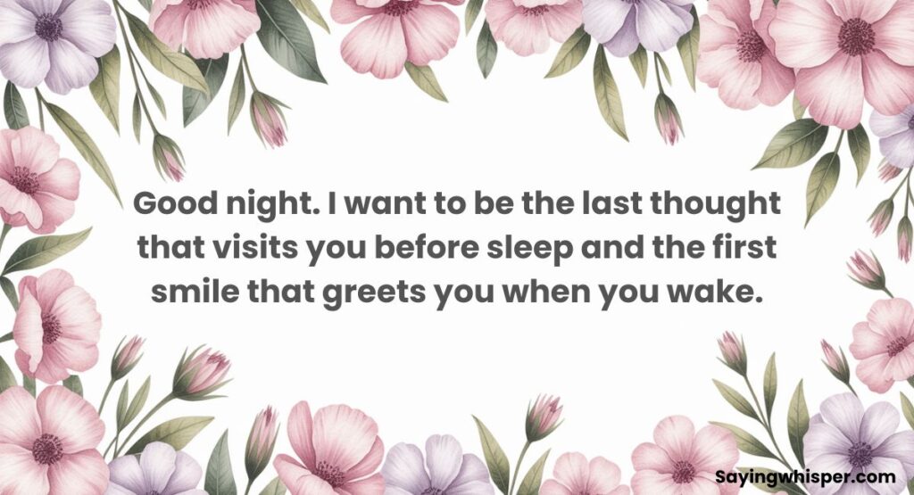 Romantic Good Night Messages