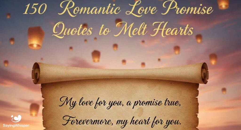 Romantic Love Promise Quotes