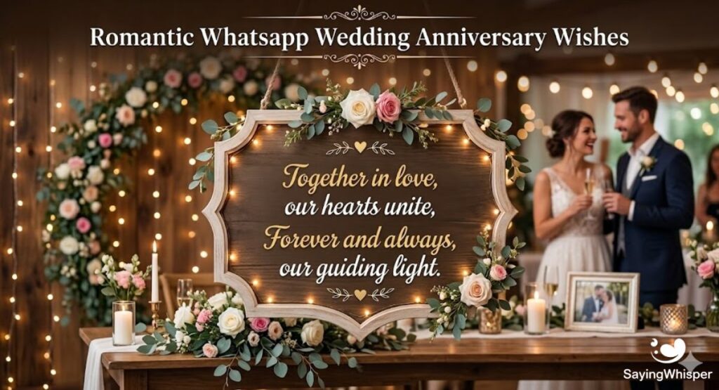 Romantic Whatsapp Wedding Anniversary Wishes