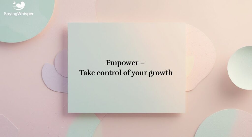 Strong One Word Captions About Growth and Change