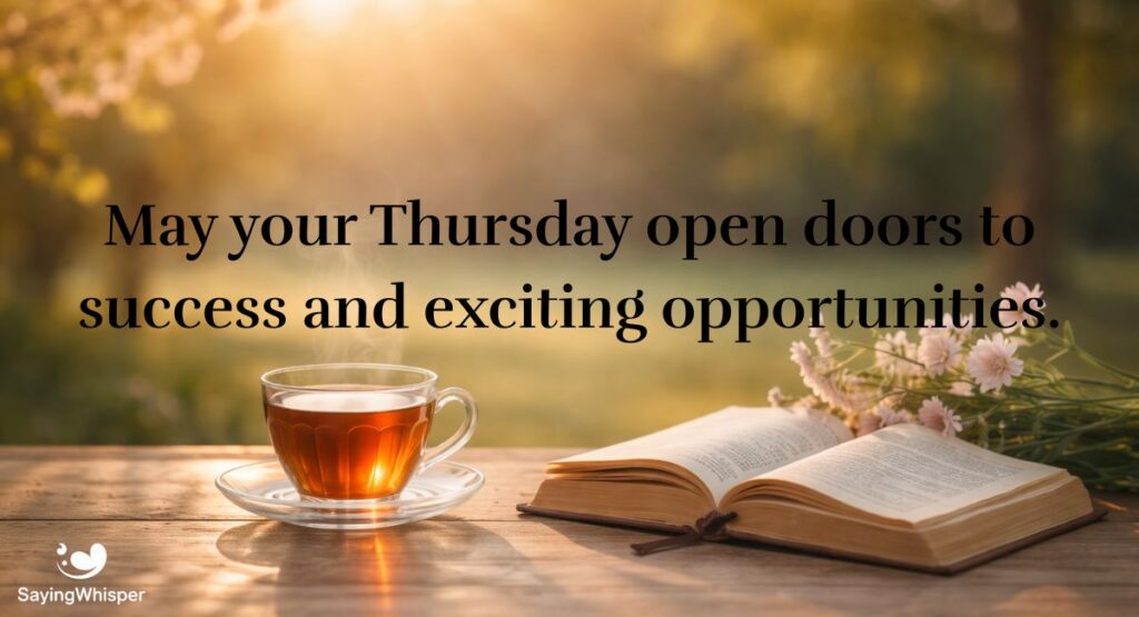 Thursday Blessings for Success, Growth, and New Opportunities
