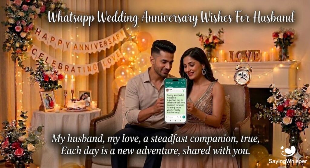 Whatsapp Wedding Anniversary Wishes For Husband
