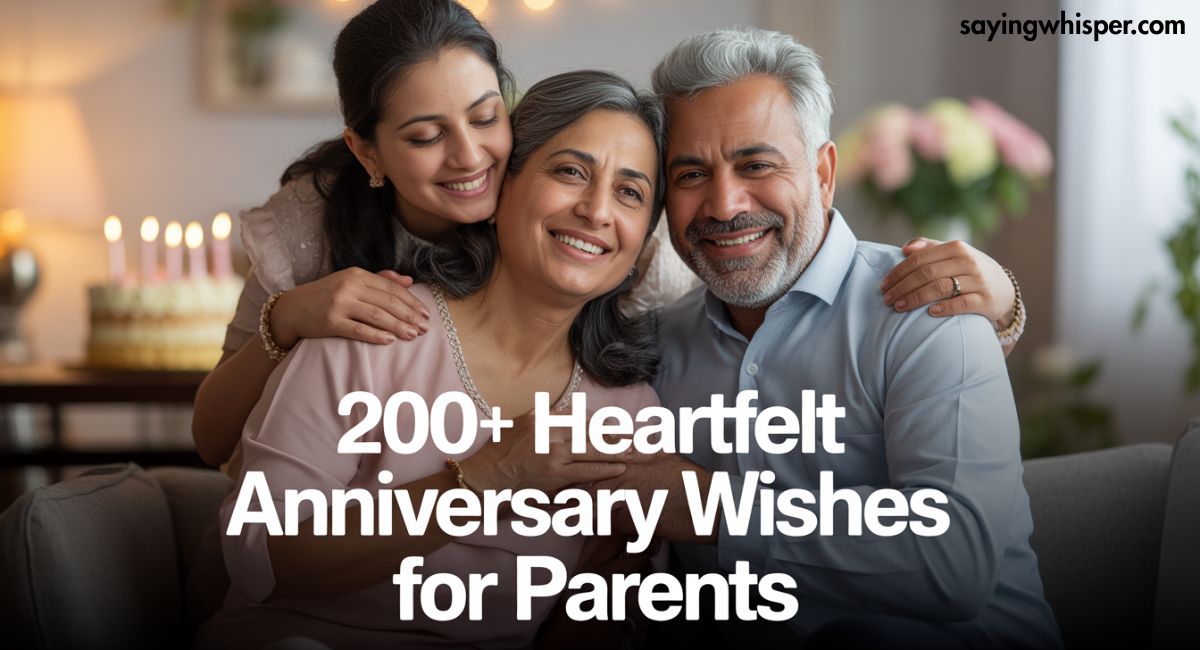 200+ Anniversary Wishes for Parents (Heartfelt & Loving)