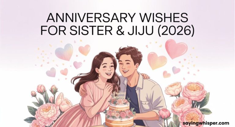 270+ Sweet One-Line Anniversary Wishes for Sister and Jiju (2026)