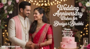 300+ Sweet Wedding Anniversary Wishes for Bhaiya and Bhabhi (2026)