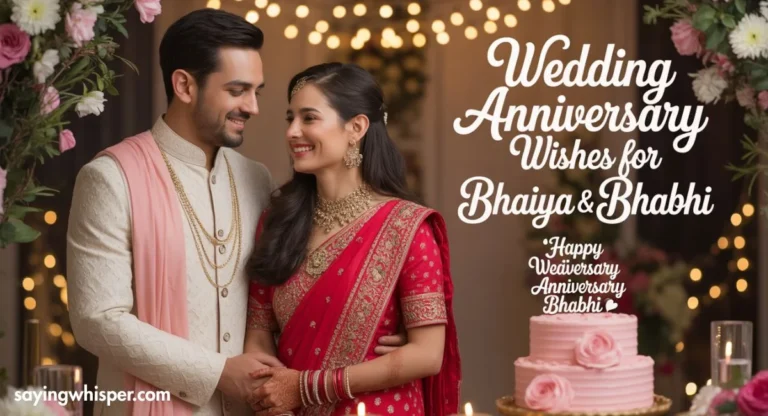 300+ Sweet Wedding Anniversary Wishes for Bhaiya and Bhabhi (2026)