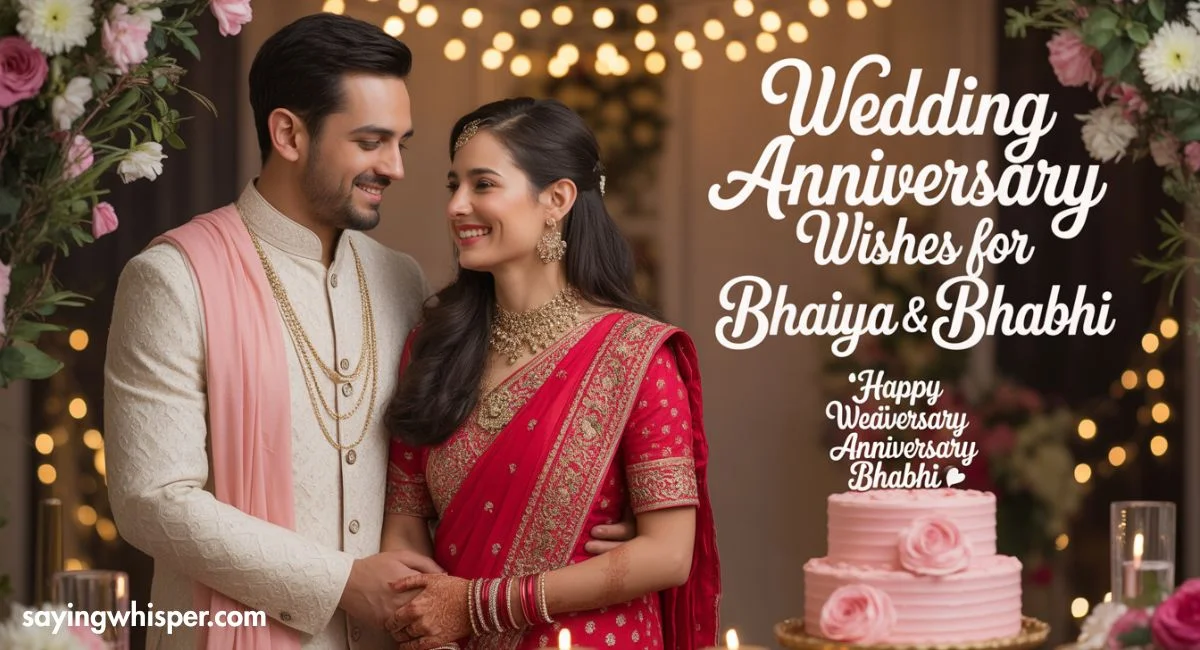 300+ Sweet Wedding Anniversary Wishes for Bhaiya and Bhabhi (2026)