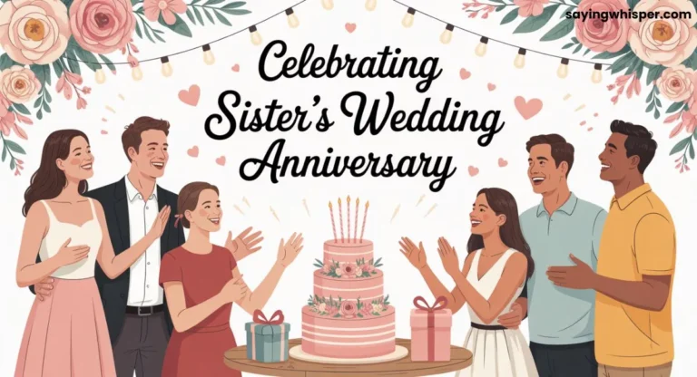 305+ Memorable Wedding Anniversary Wishes to Sister (2026)