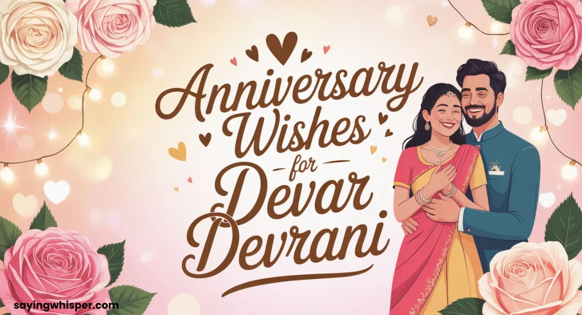 370+ Celebrate Love: Anniversary Wishes for Devar Devrani