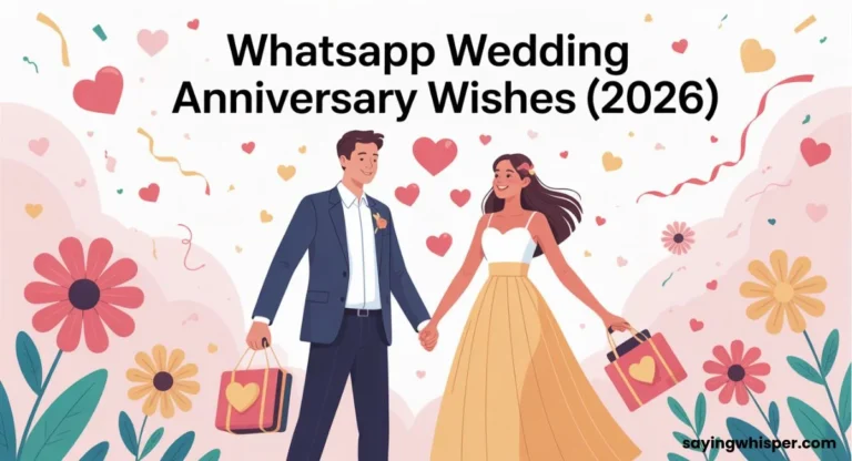 390+ Popular WhatsApp Wedding Anniversary Wishes (2026)