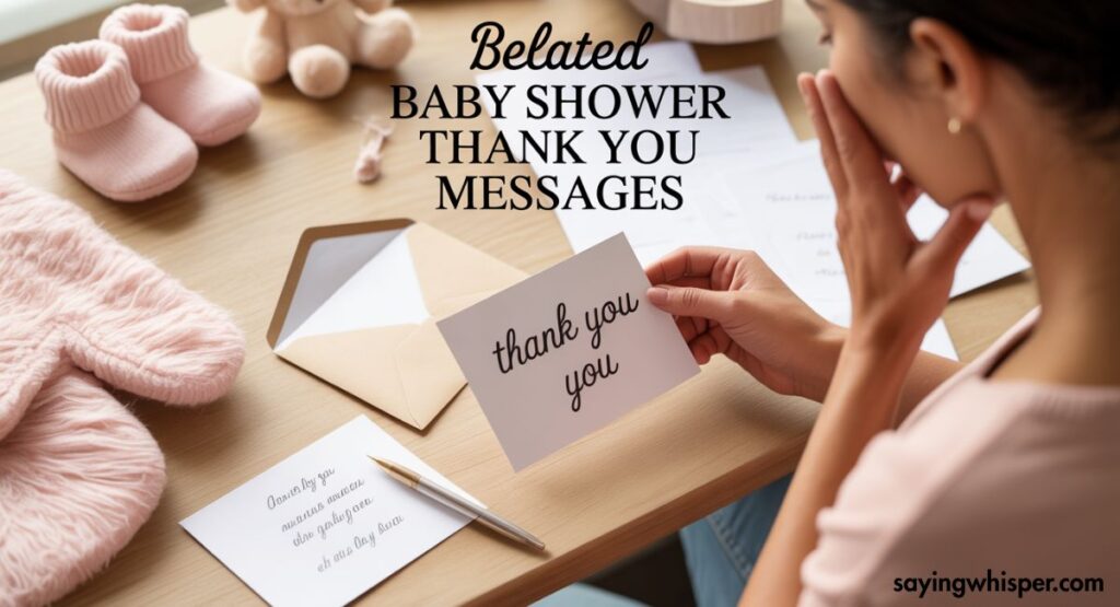 Belated Baby Shower Thank You Messages