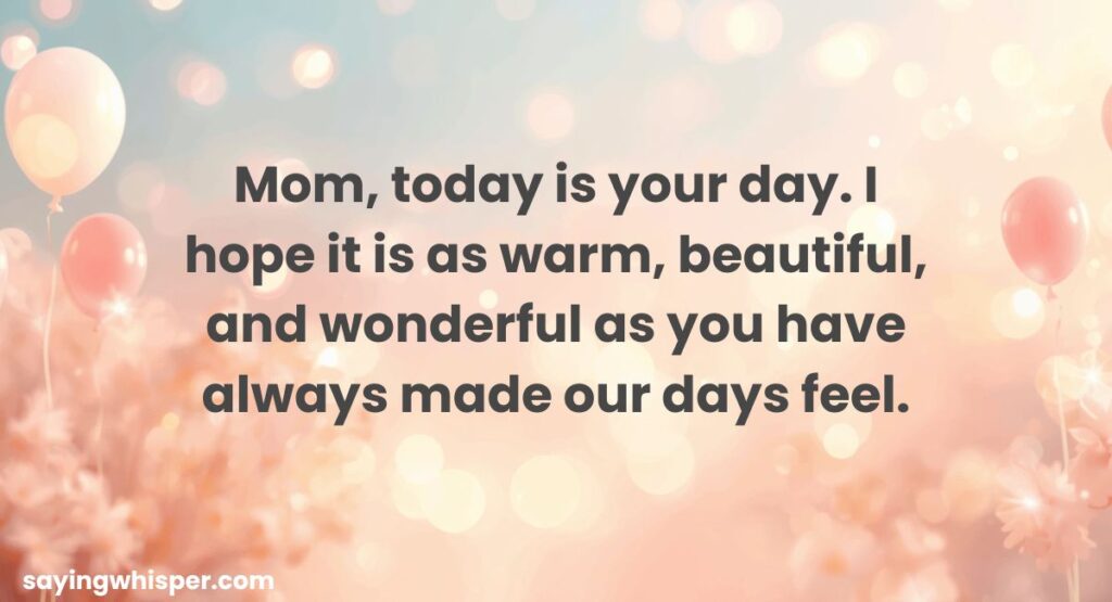 Birthday Card Messages for Mom