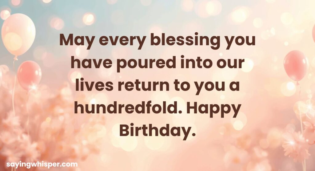 Blessing & Prayer Birthday Wishes for Dad