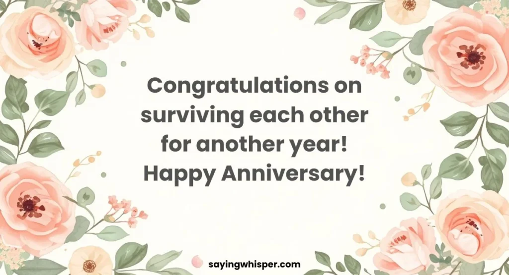 Funny Whatsapp Wedding Anniversary Wishes