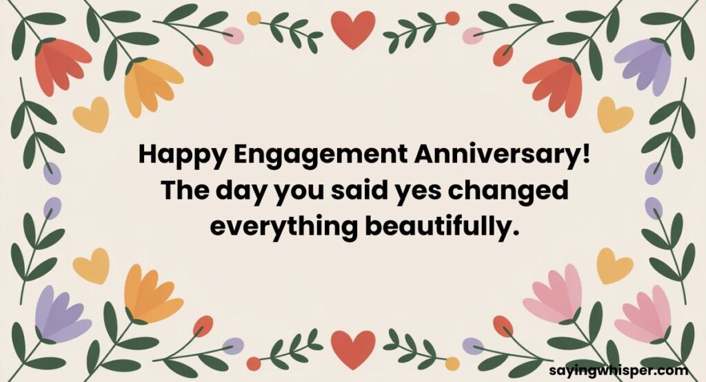 Happy Engagement Anniversary Wishes for Sister and Jiju
