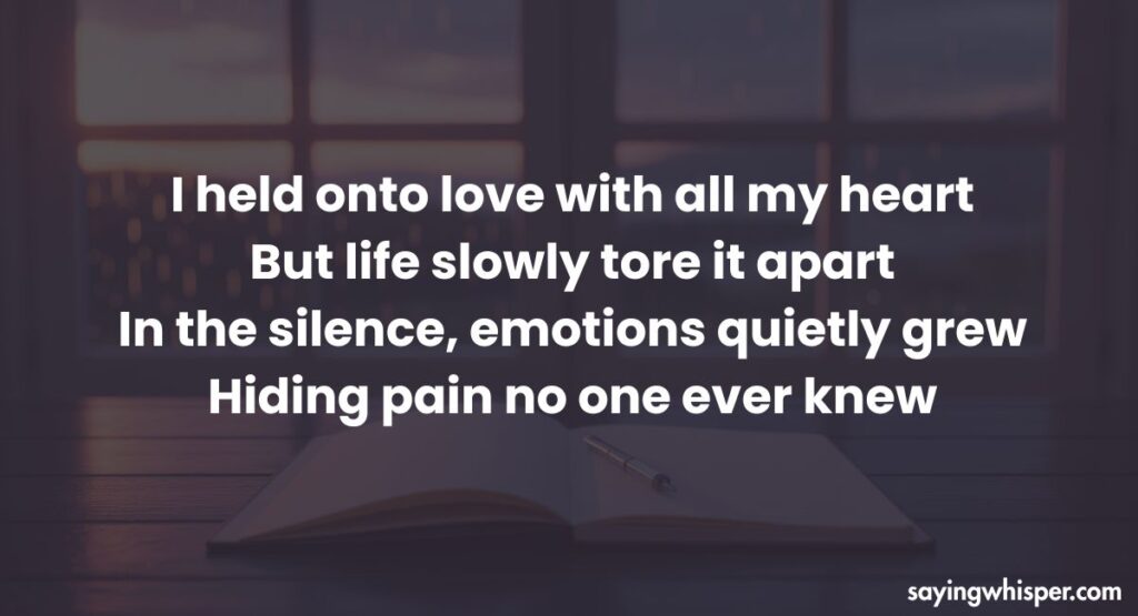 Heart-touching Zindagi Shayari in English