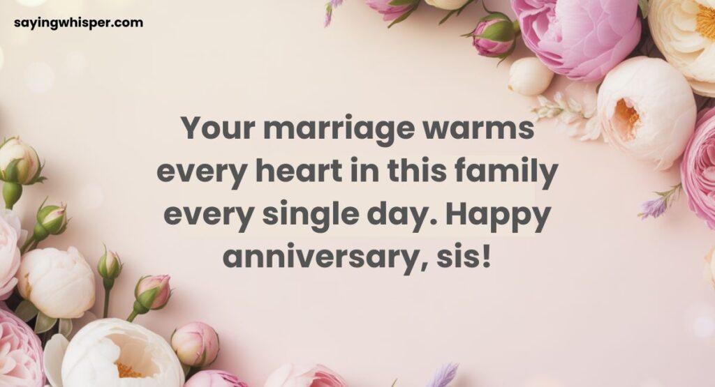 Heartwarming Anniversary Messages for Sister