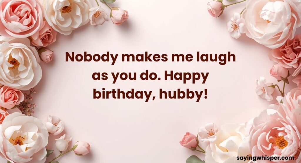 Hubby Special Birthday Wishes for Husband