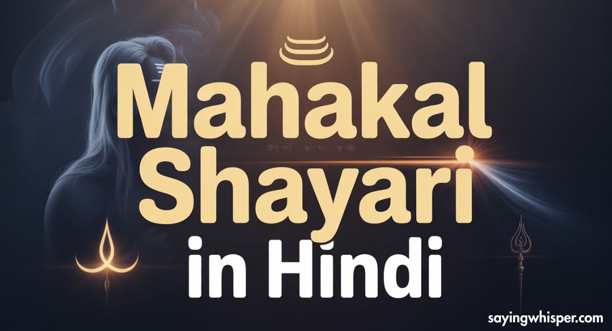 Mahakal Shayari in Hindi 🔱 | Jai Mahakal Status & Quotes