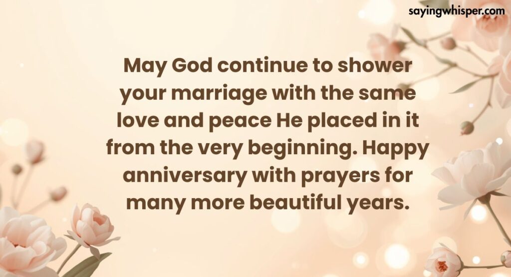 Religious Anniversary Wishes for Parents