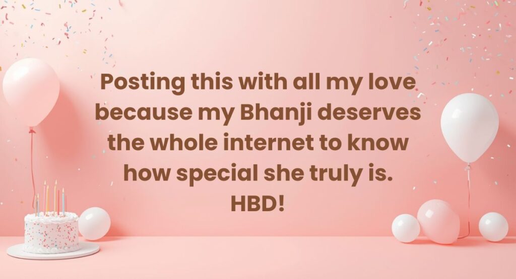 Social Media Birthday Wishes for Bhanji