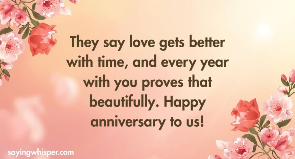 Social Media Captions for a Wedding Anniversary