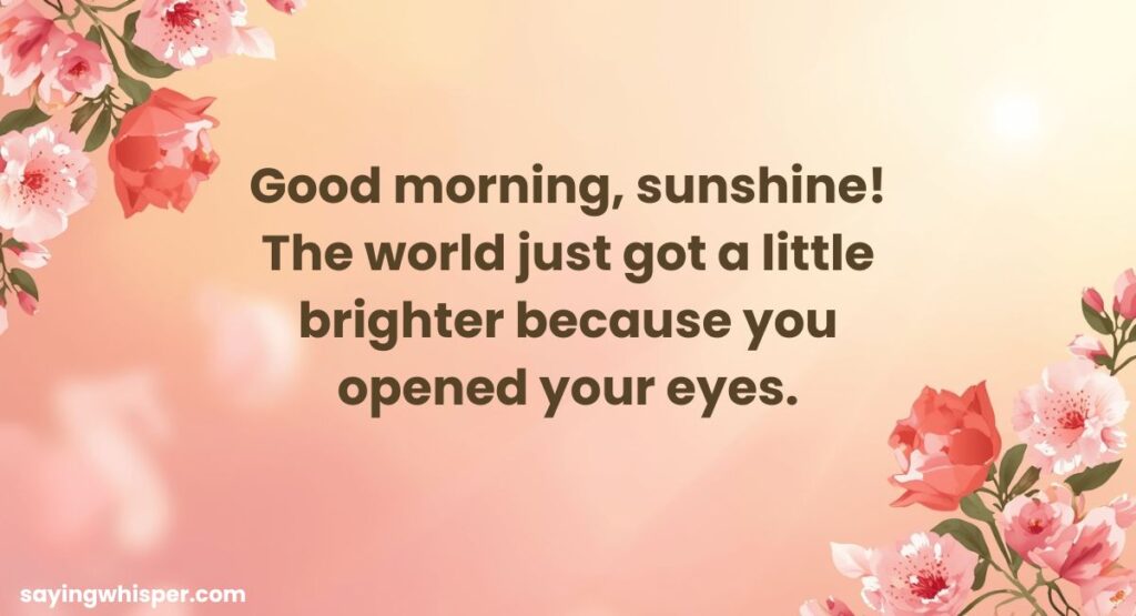 Sweet and Cute New Latest Good Morning Wishes