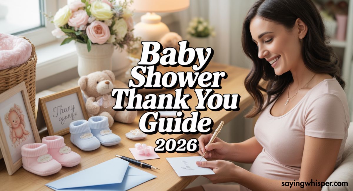 What to Write in a Baby Shower Thank You Card (Complete Guide 2026)