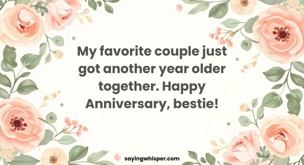 Whatsapp Wedding Anniversary Wishes For Friend
