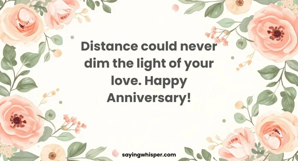 Whatsapp Wedding Anniversary Wishes For Long-Distance Couples