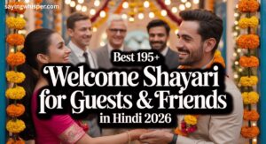 Best 195+ Welcome Shayari for Guests & Friends in Hindi 2026