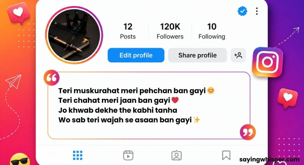 Best Instagram Bio Shayari