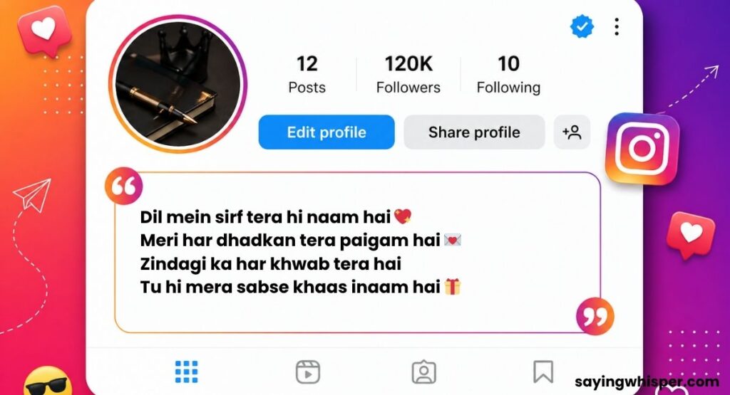 Best Love Instagram Bio Shayari Girls
