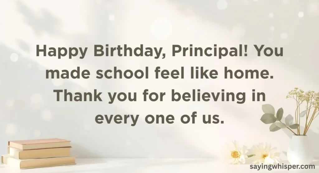 Birthday Wishes from Students
