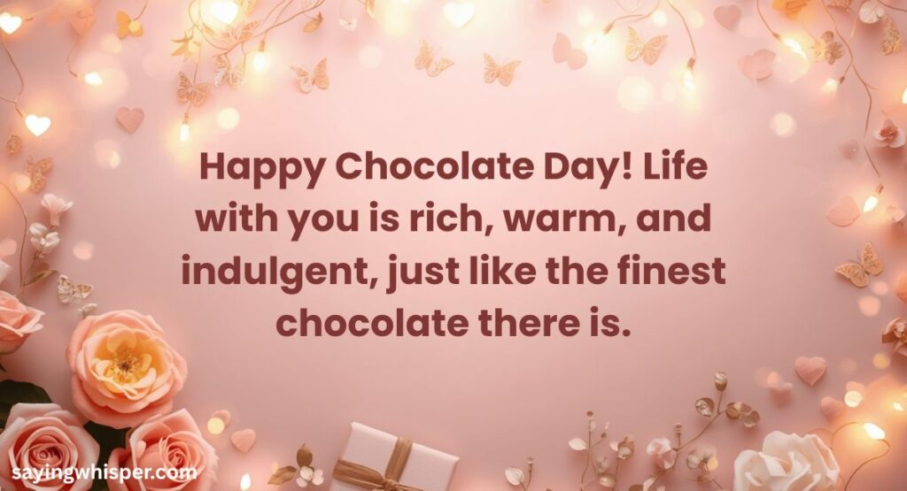 Chocolate Day Quotes For Wife