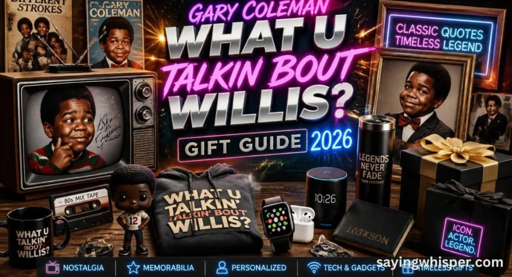 Gary Coleman What u Talkin Bout Willis Gift Guide