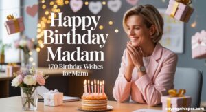Happy Birthday Madam | 170 Birthday Wishes for Mam