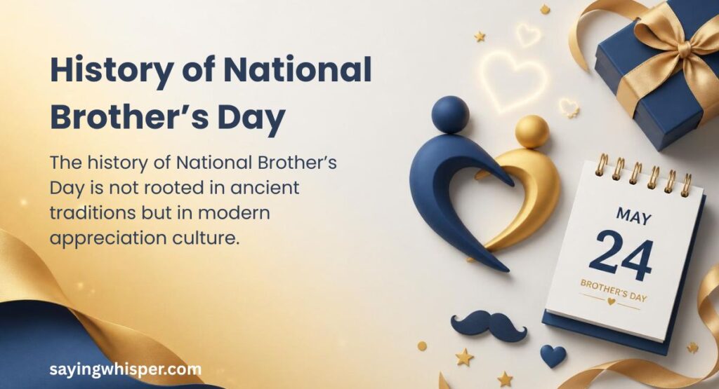 History of National Brother’s Day