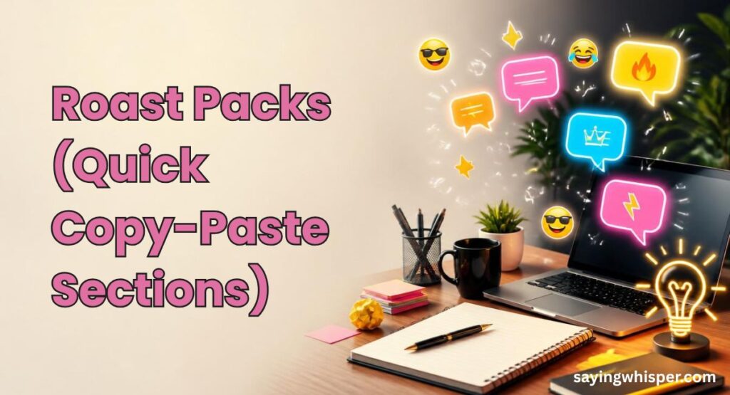 Roast Packs (Quick Copy-Paste Sections)